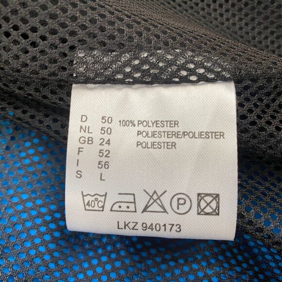 2117 of Sweden Jacket Men Large Blue Windbreaker Lightweight Full Zip Activewear - Picture 14 of 16